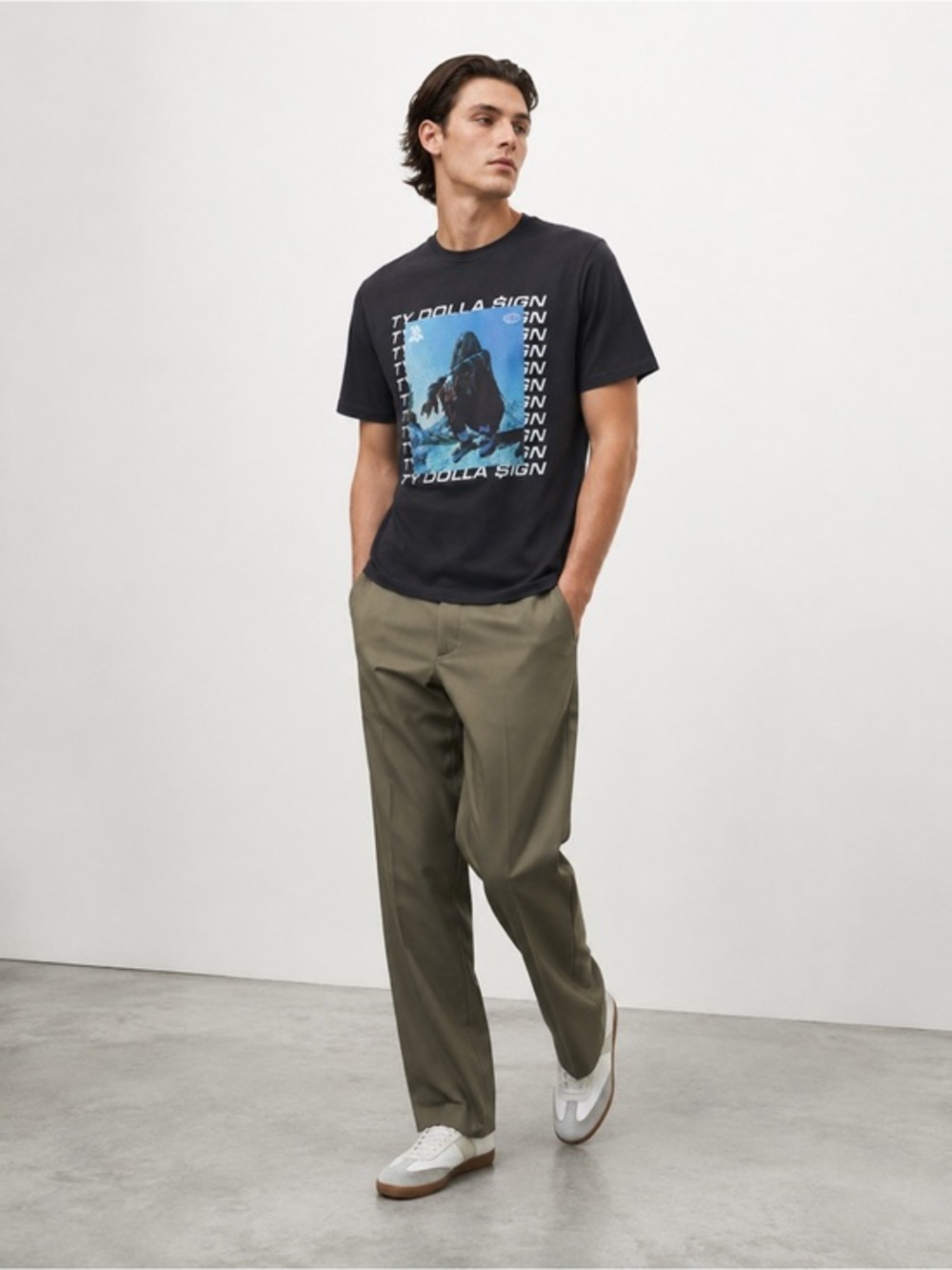 COTTON ON Men's Tbar Collab Music Short Sleeve T-shirt In Black